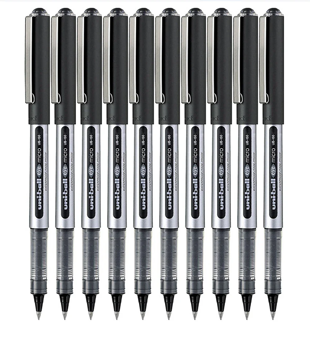 Uni UB-150 Water-Based Gel Pen 0.38/0.5mm Bullet Head Large Capacity Waterproof Signing pen For Practice questions,write,excerpt
