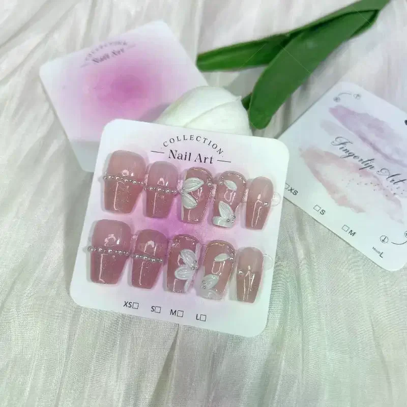 50pcs Nail Art Display Card Press-on Nails Packing Card Board DIY Manicure