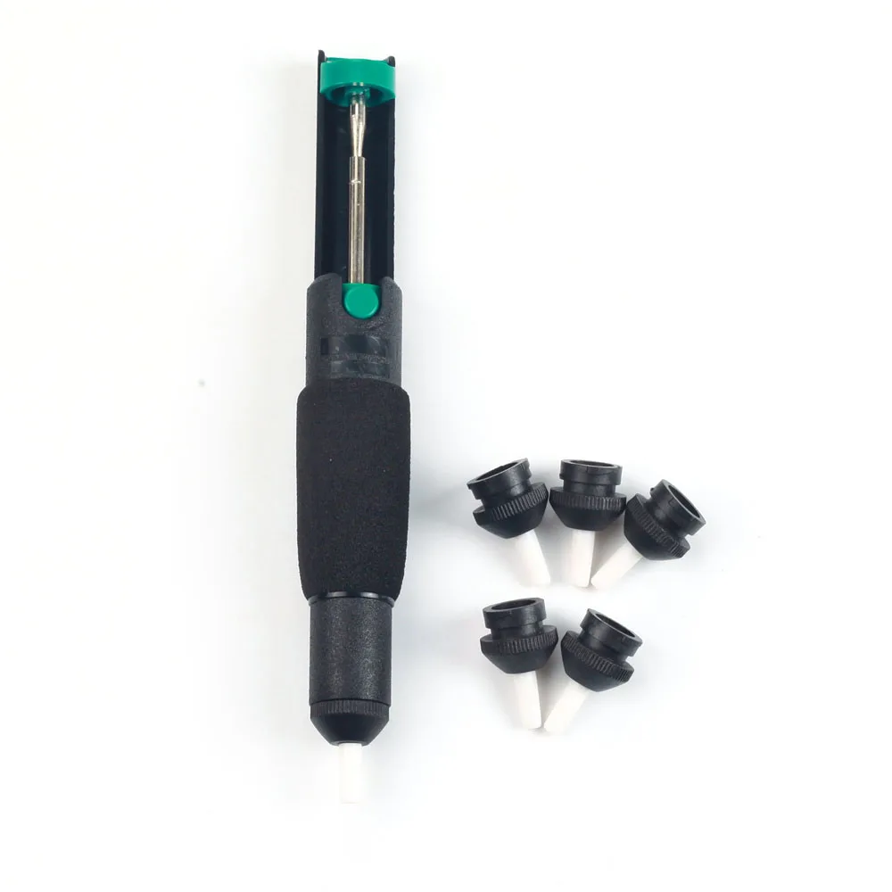 Pump Solder Sucker Suction Soldering Iron Desolder Tin Fire-resistant Vacuum 366D Plastic Powerful Desoldering Hand Welding Tool