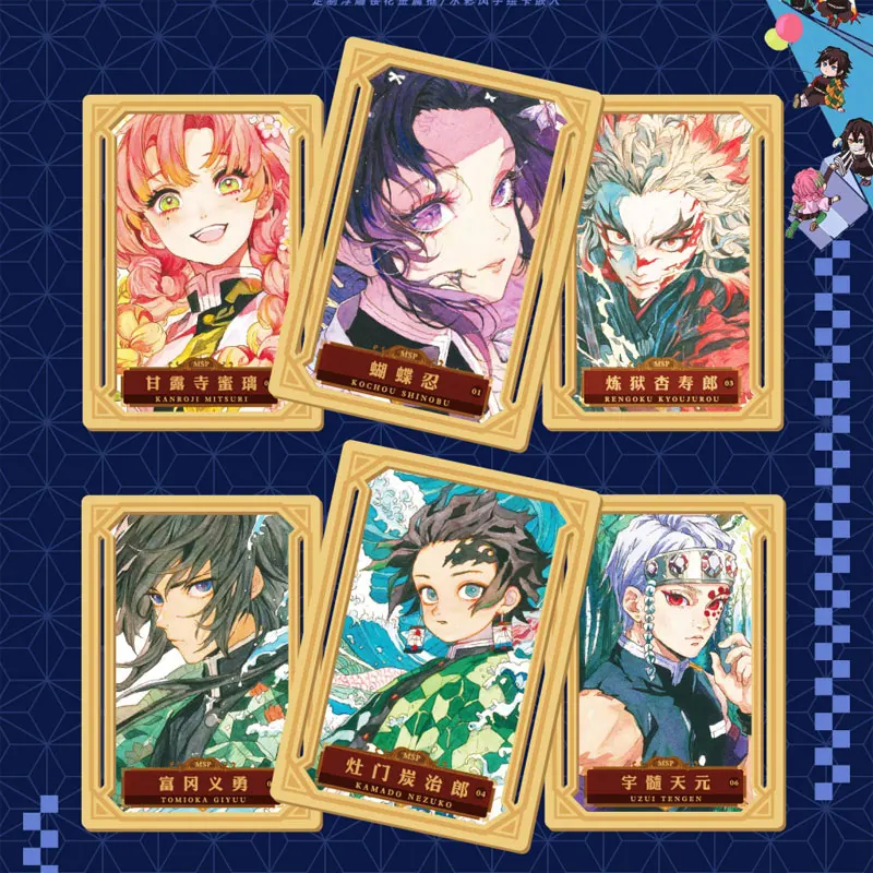 2024ใหม่ล่าสุดเคสขายส่ง chuka demon Slayer อะนิเมะญี่ปุ่น mitsuri tanjiro CCG TCG TCG ของขวัญงานอดิเรก