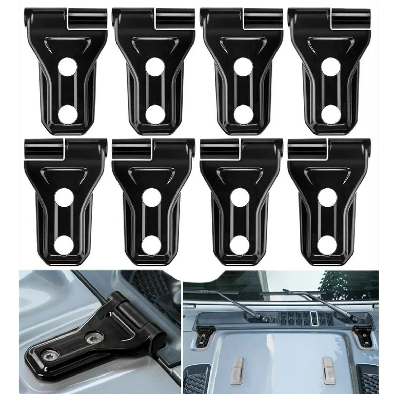 8pcs Car Door Hinge Protect Cover Trim Fit For Jeep Wrangler JL 4 Door & 2 Door