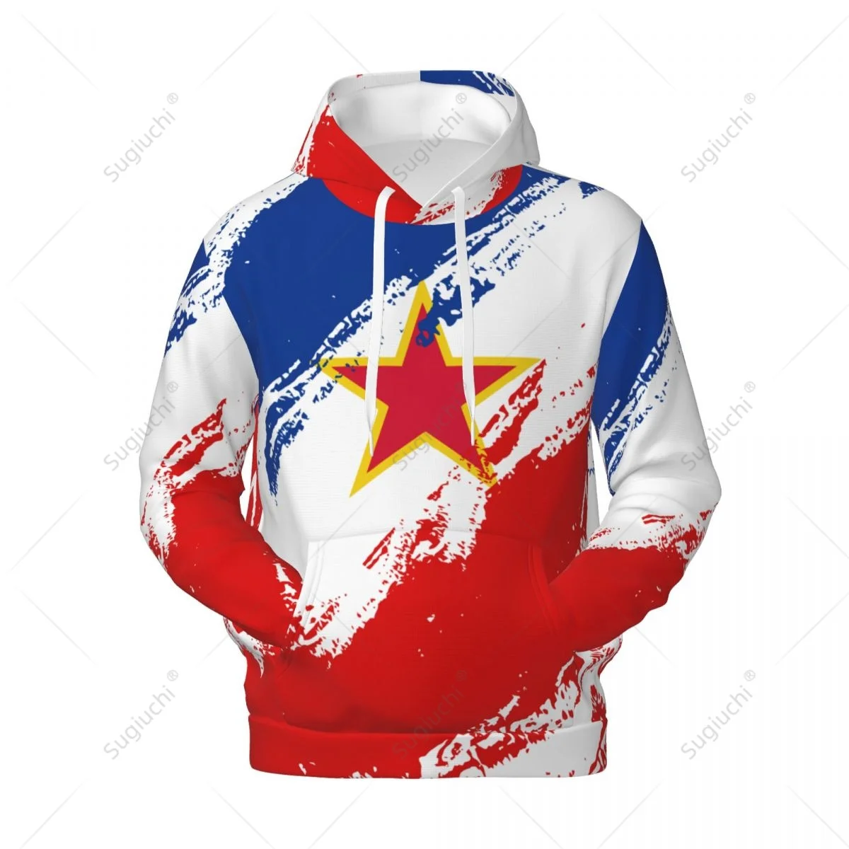 Unisex Yugoslavia Flag Color Hoodie 3D Men Women Harajuku Sweatshirt Pullover Hoodies Polyester Casual