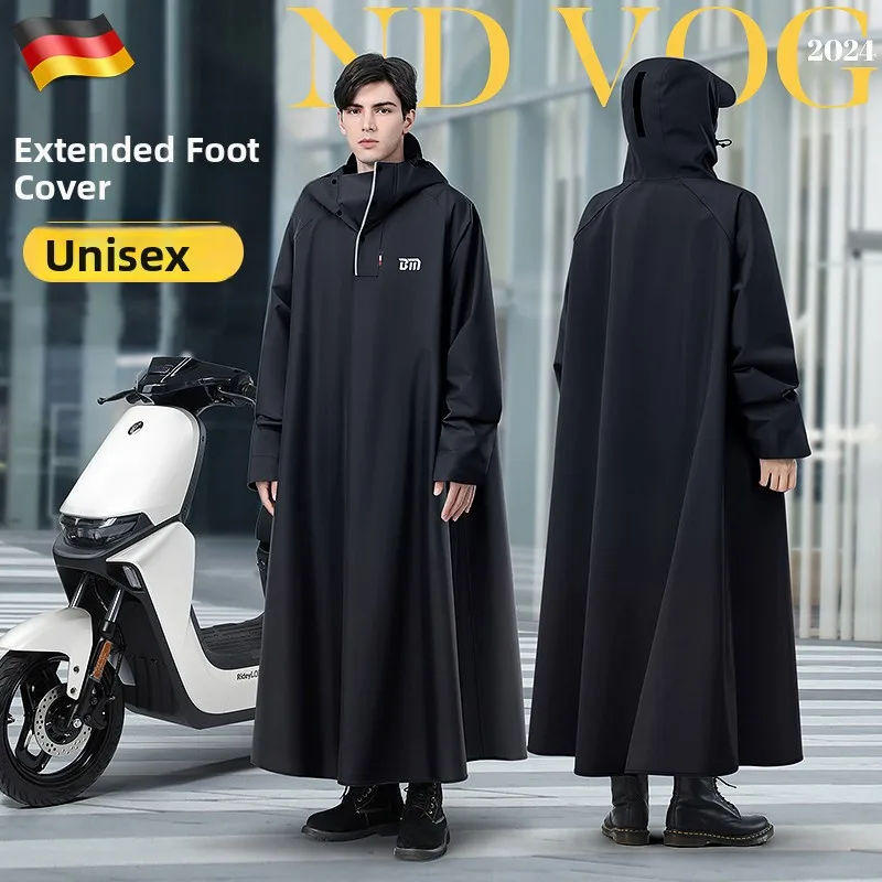 

Утолщенный длинный взрослый дождевик-пончо на все тело, раздельный, для мужчин, для автомобиля, из водонепроницаемой ткани Оксфорд, для защиты от дождя