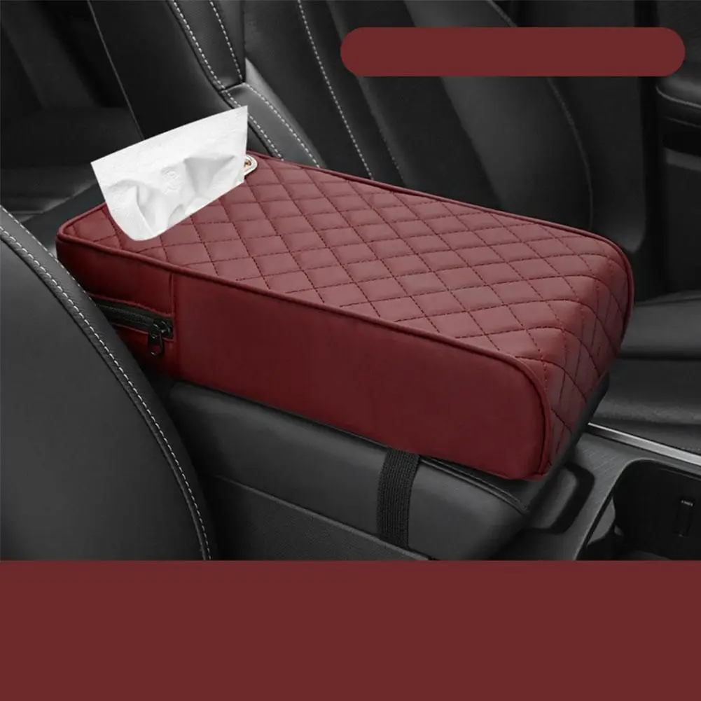 Car Armrest Box Tissue Box Pad Center Console Elbow Automotive Support Accessories Armrest Bracket Cushion Car Tissue