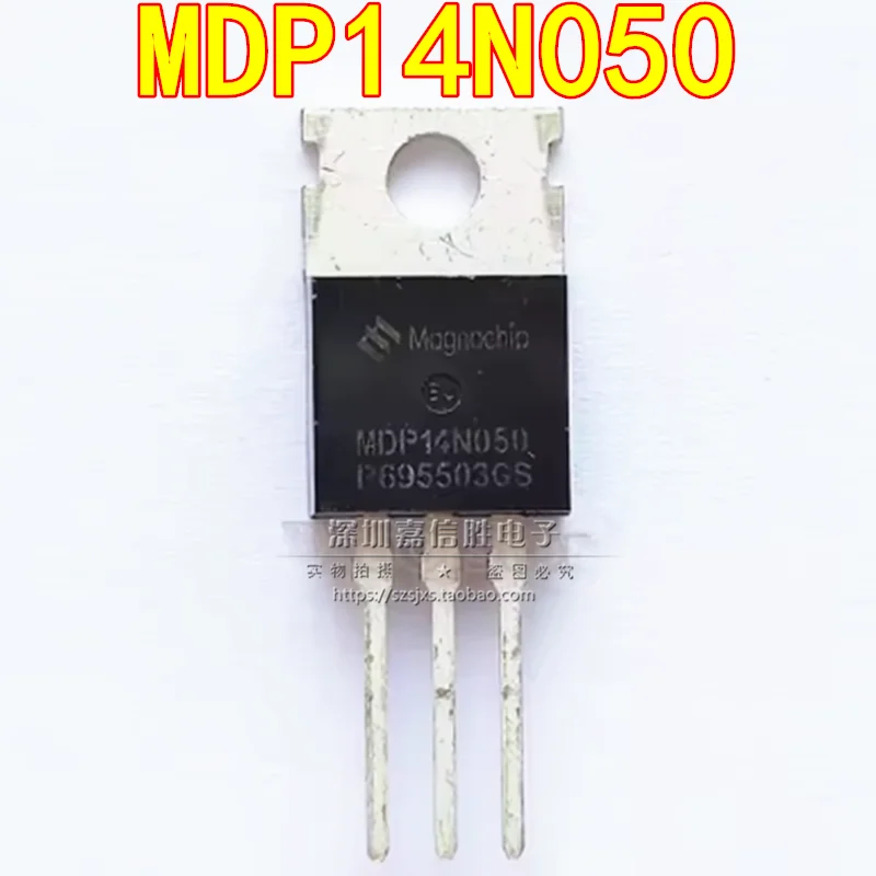 Transistor à effet de champ MOS MDP14N050, 135V, 120A, TO-220, tout neuf, 10 pièces