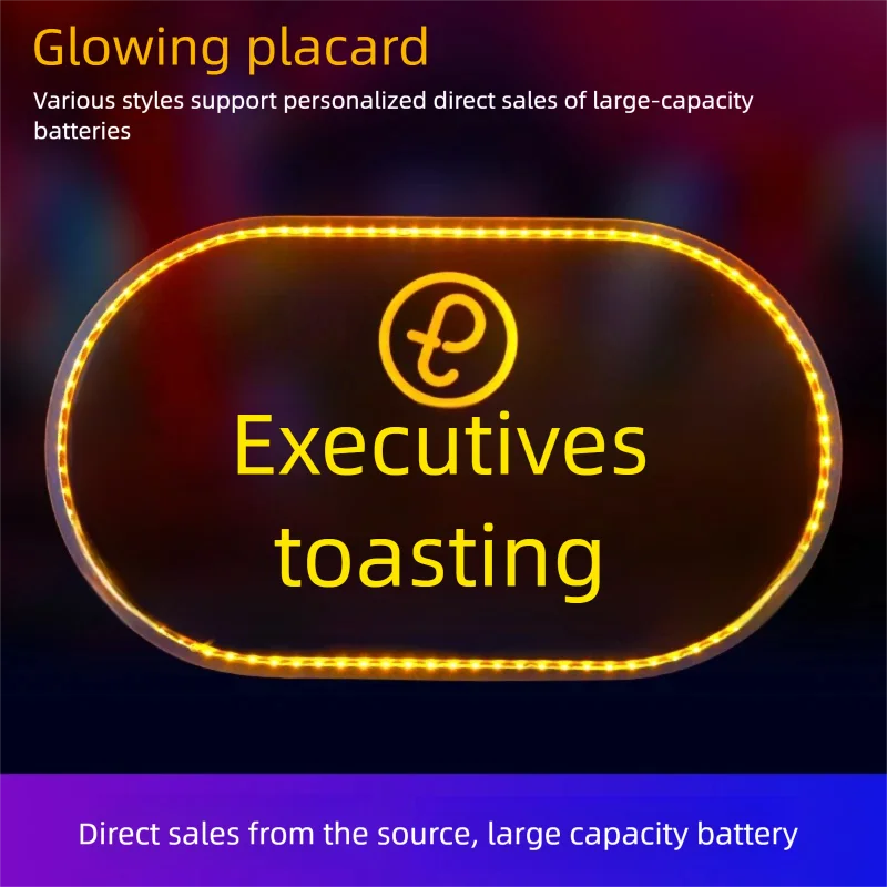 LED Neon Lights for Bars Nightclubs Digital Message Board Illuminated Reserved VIP Signs Decorative Lighting