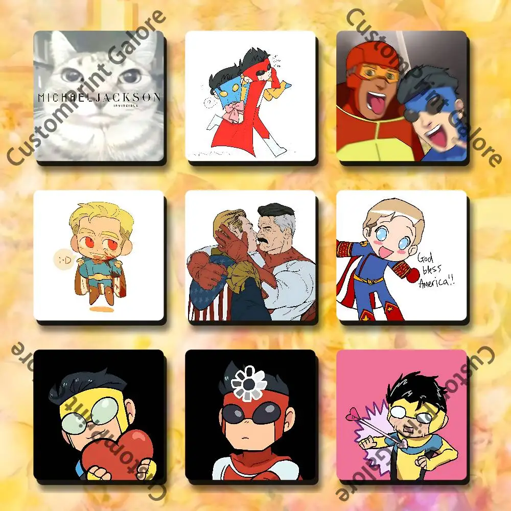 

I-Invincible Soft Magnetic Refrigerator Magnets Personality Decorations Creative Gifts