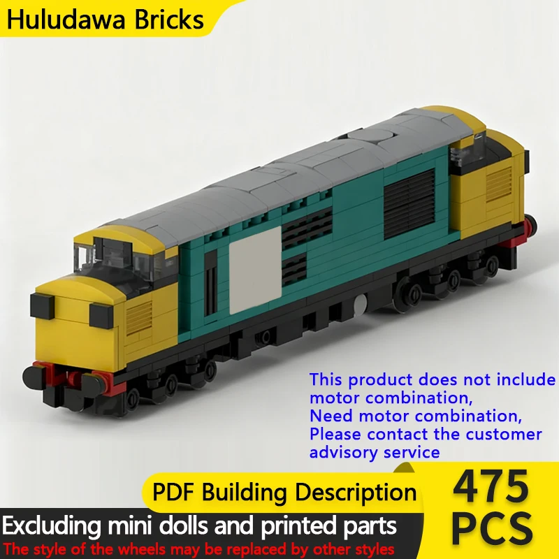 

Модель городского автомобиля MOC, строительные кирпичи, класс 37, дизельный локомотив, поезд, модульная технология, детские праздничные подарки, сборка игрушек, костюм