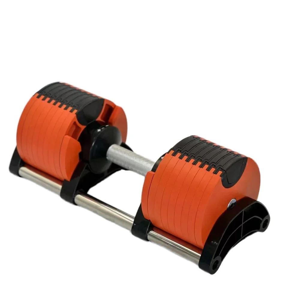 

high-quality 1 Second Fast Adjustable Intelligent Dumbbell Fitness Equipment Free Weights Special Combination Suit Adjustable D