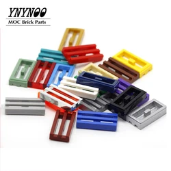 100Pcs Brick Parts Tile Special 1x2 Grille with Bottom Groove 15561 2412 30244 35248 51815 71957 MOC Building Blocks  DIY Toy