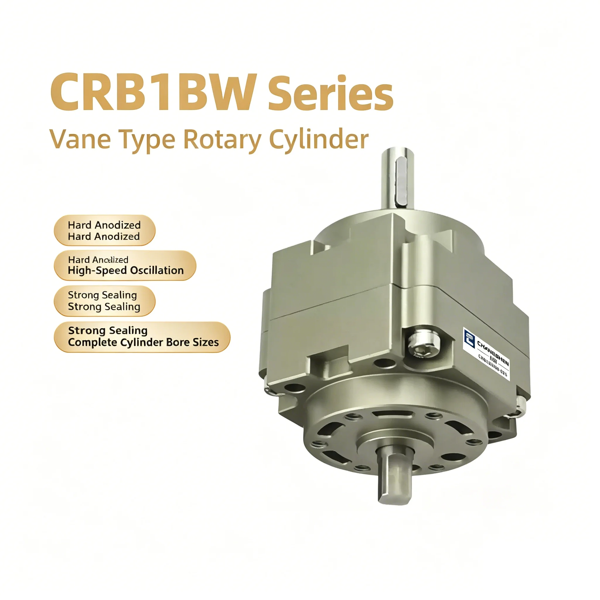Vane Rotary Cylinder CRB1BW/CDRB1BW50/63/80/100-90°-180°-270°