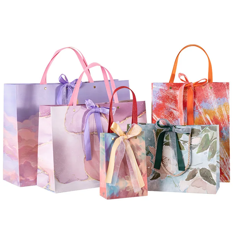 Customized. Nordic Ins Fashion Bag Marbling Wedding Wedding Candy Bag Portable Cloth Bag