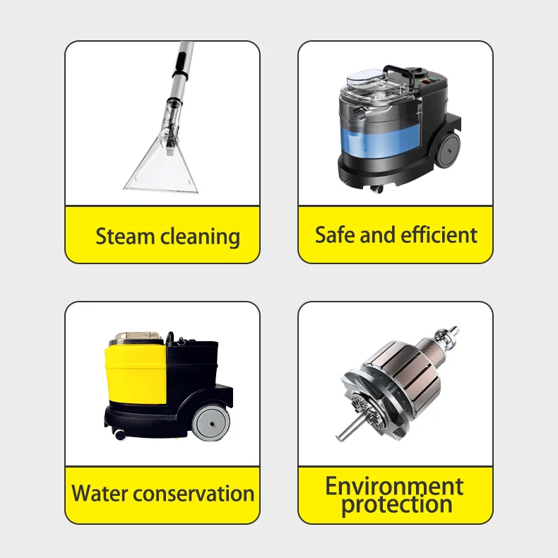 مجموعة أريكة التنظيف العميق خفيفة الوزن الاحترافية والسجاد الصوفي #5