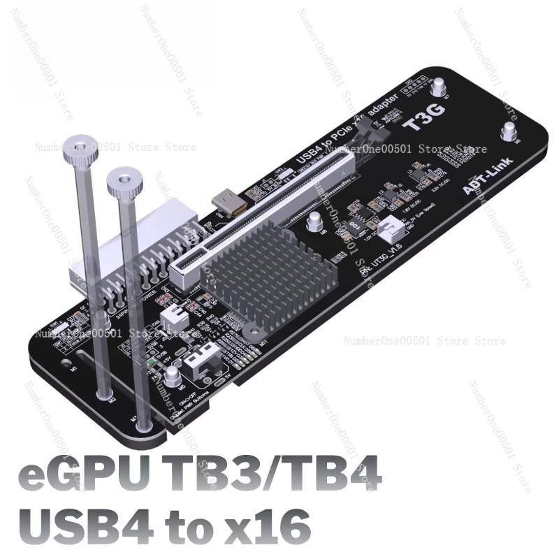 

Внешняя видеокарта для ноутбука UT3G с поддержкой USB4 PCIe4.0x4, совместимая с док-станцией Raiden 3.