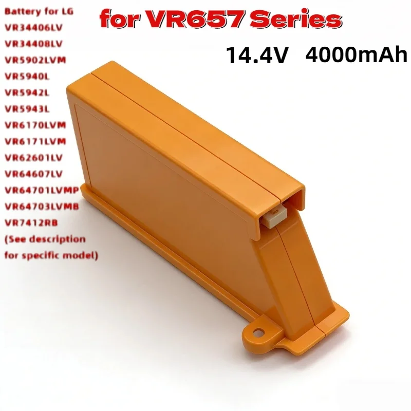 

Премиум-аккумулятор 5000 мАч, литиевый, перезаряжаемый, запасной, для VR657Series EAC62218205 VR66750LVWP AGM30061001, запчасти для домашнего пылесоса