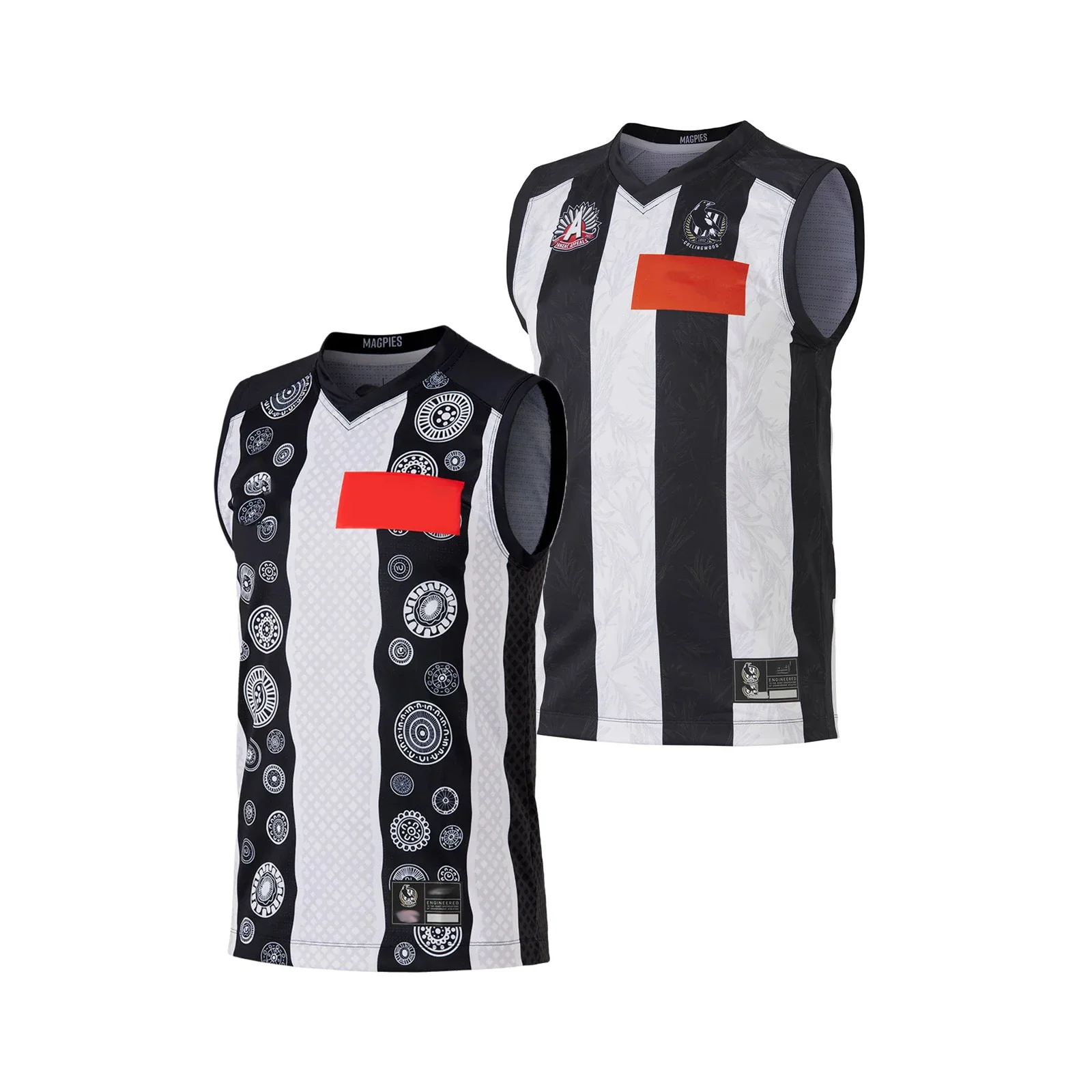 

2023 Collingwood Magpies Mens Indigenous/ANZAC Guernsey