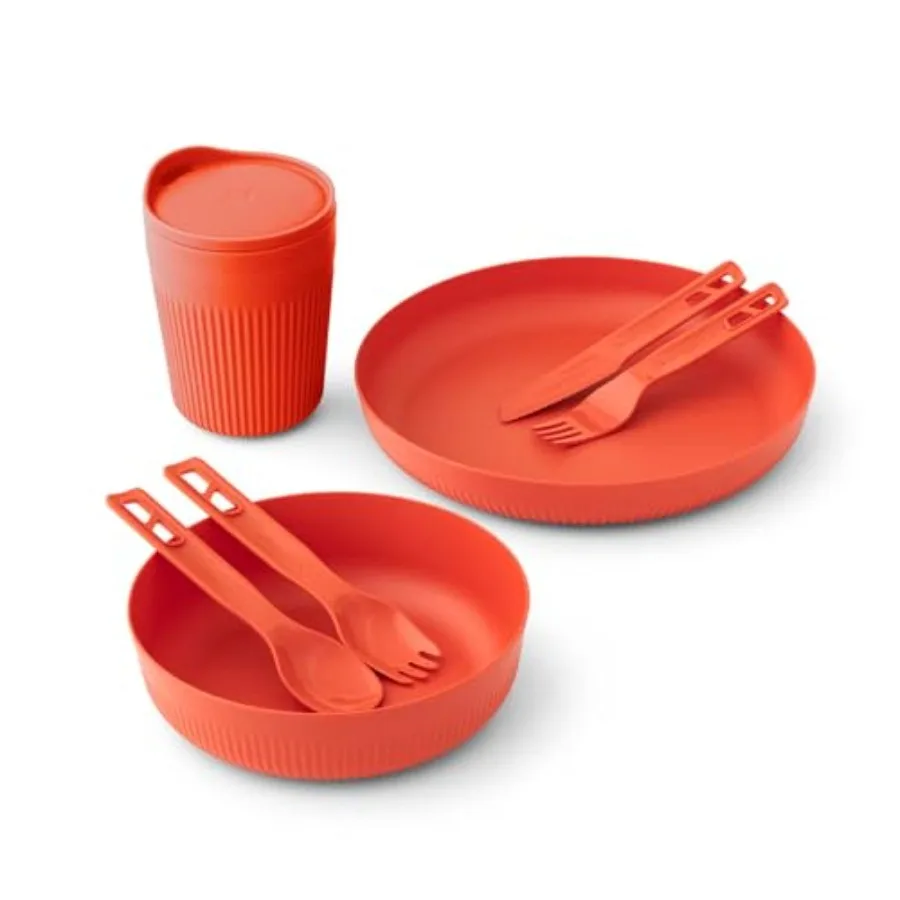 

Passage 1-Person Camping Dinnerware Set Plate Bowl Mug Utensils