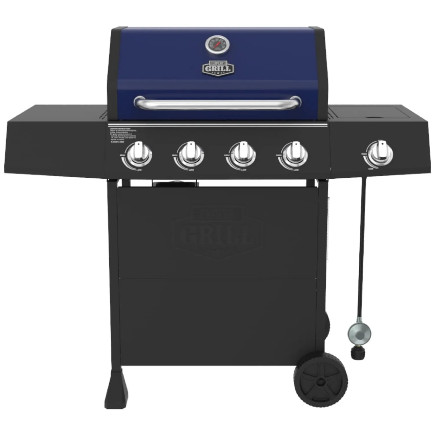 

Expert Grill 4 Burner with Side Burner Propane Gas Grill in Blue