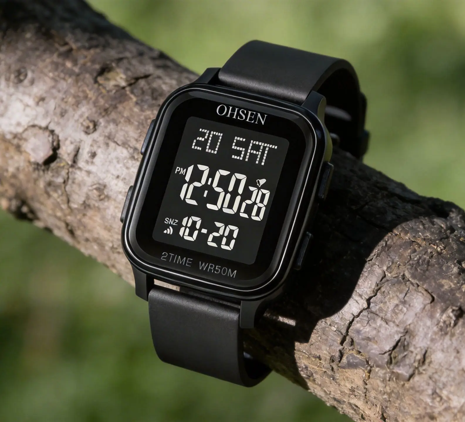 

Мужские спортивные часы для активного отдыха в стиле G-Shock, цифровые, водонепроницаемые до 50 м, красные, тактические, электронные наручные часы, подарок для мужчин