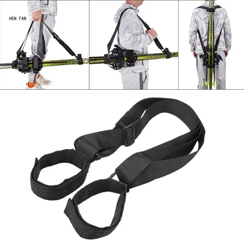 Skateboard Shoulders Carry Strap for Carrier Backpack Belt For Snowboa M89D