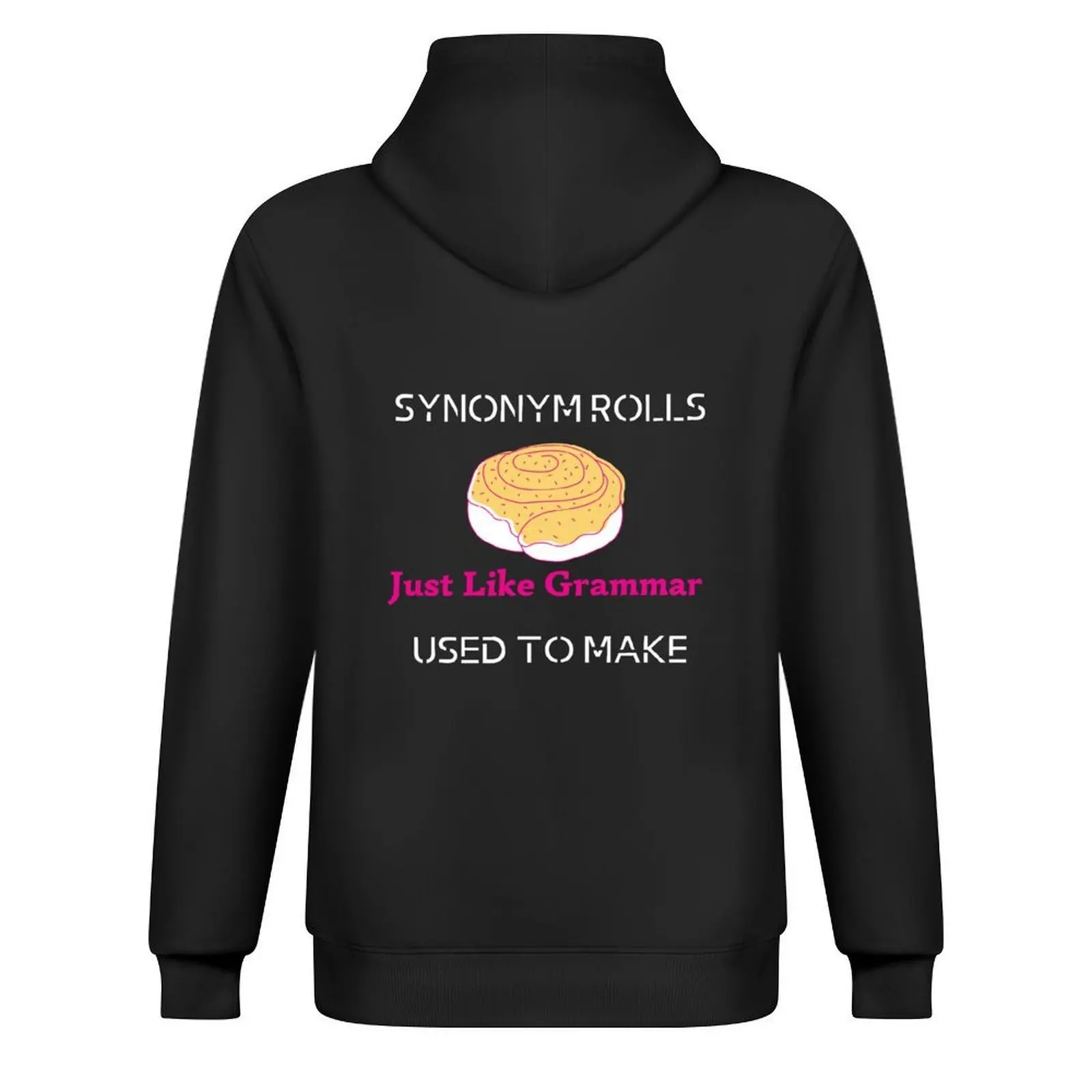 Synonym Rolls Just Like Grammar (Бабушка) Используется для создания забавной толстовки с капюшоном «Грамматика», осенняя одежда, осенняя толстовка с рисунком