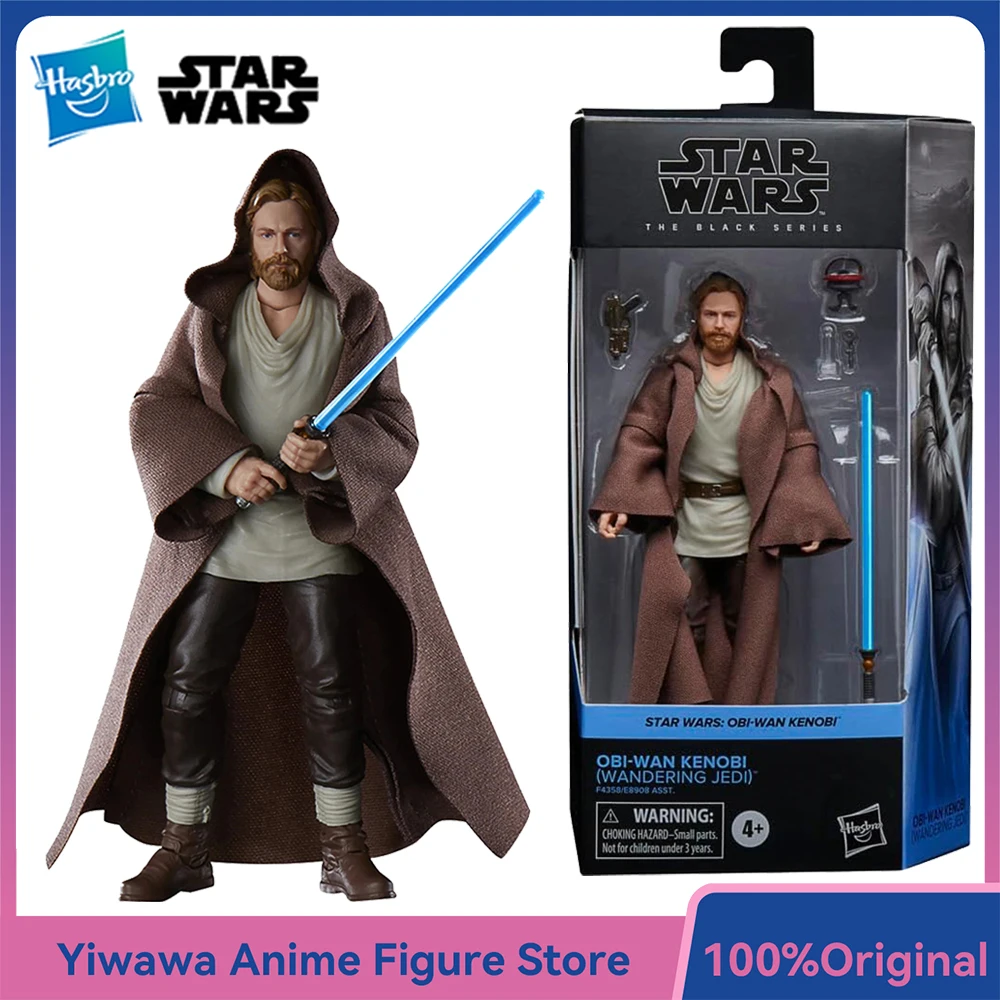

[In-Stock] Original Hasbro Star Wars The Black Series OBI-Wan Kenobi (Wandering Jedi) 15cm Nice Anime Figure Model Toy Gifts