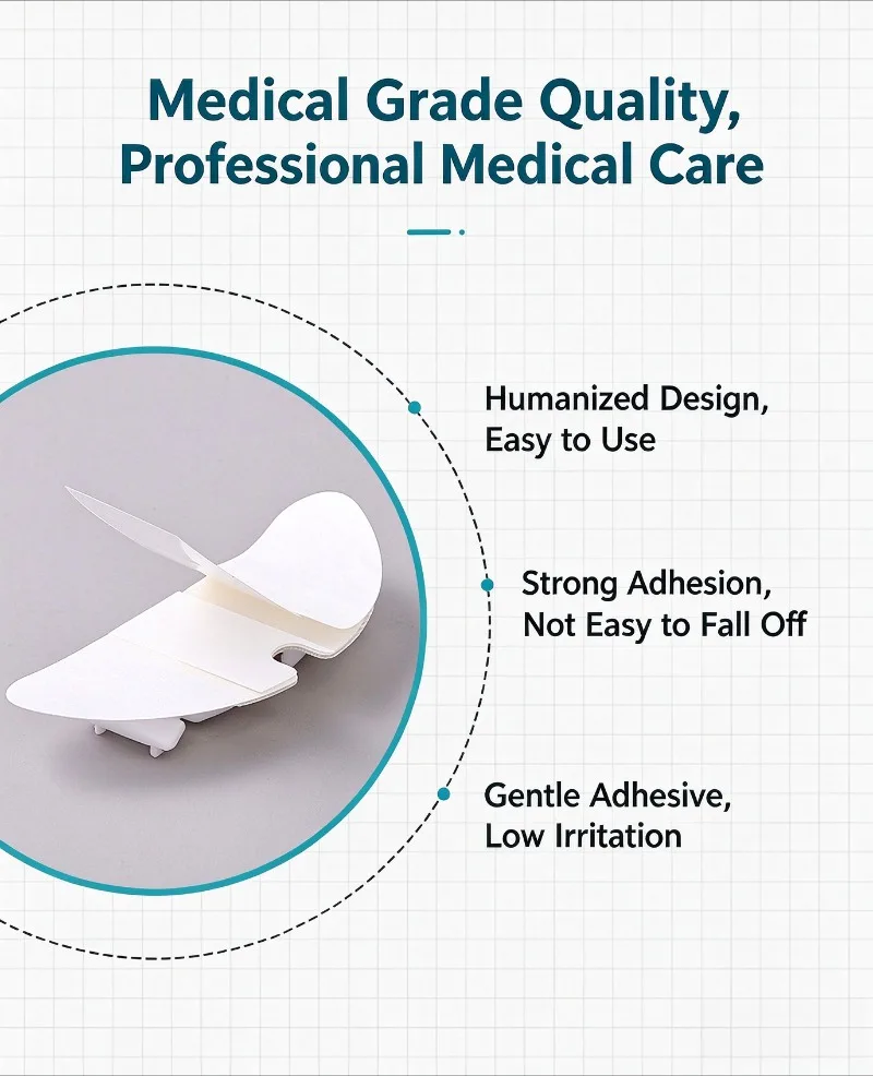 Butterfly Catheter Fixation Patch PICC Drainage Tube Fixation Dressing SecurLock Buckle Medical Catheter Stent Tube Fixation