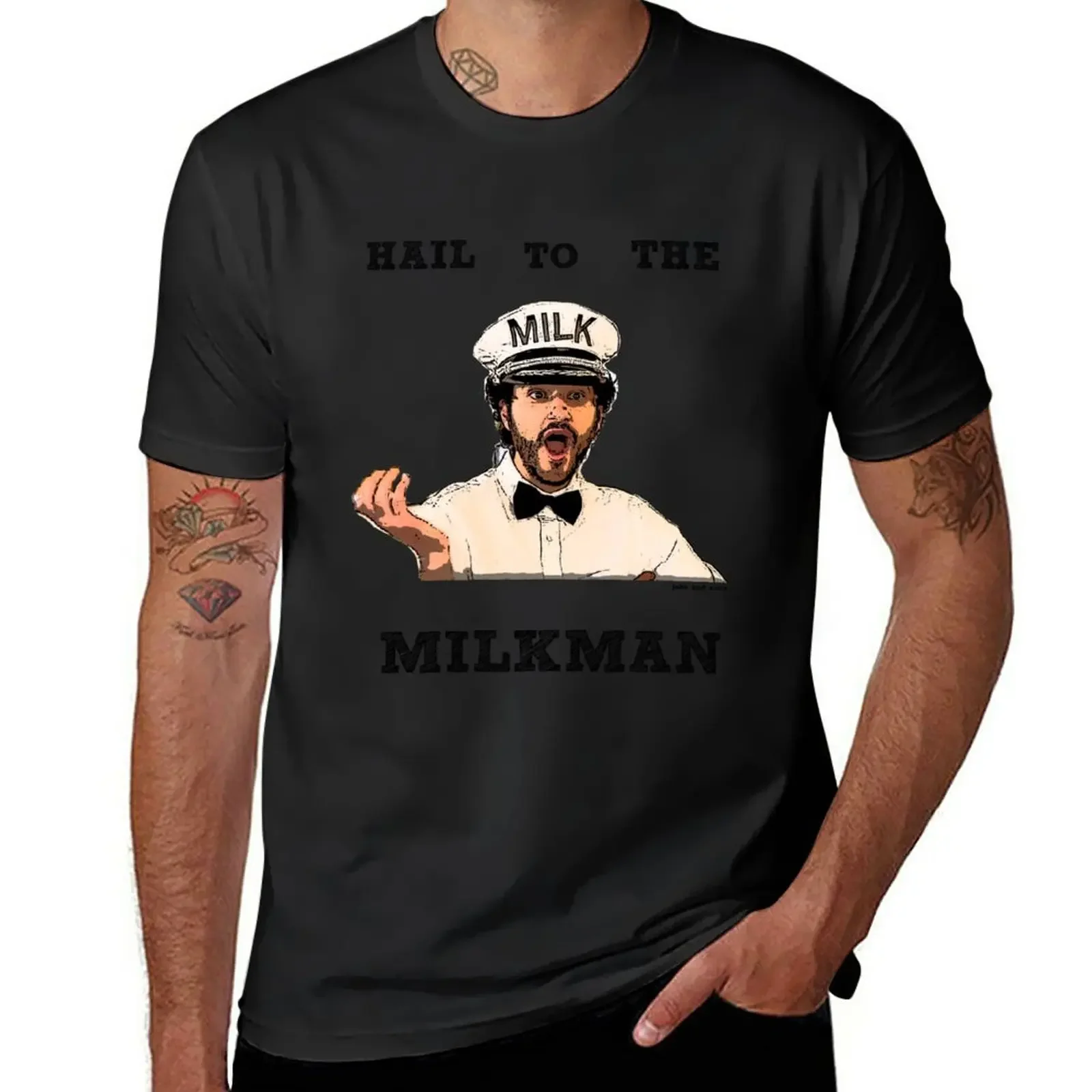 THE MILKMAN - JAKE AND AMIR T-Shirt Blouse heavyweights heavy weight t shirts for men