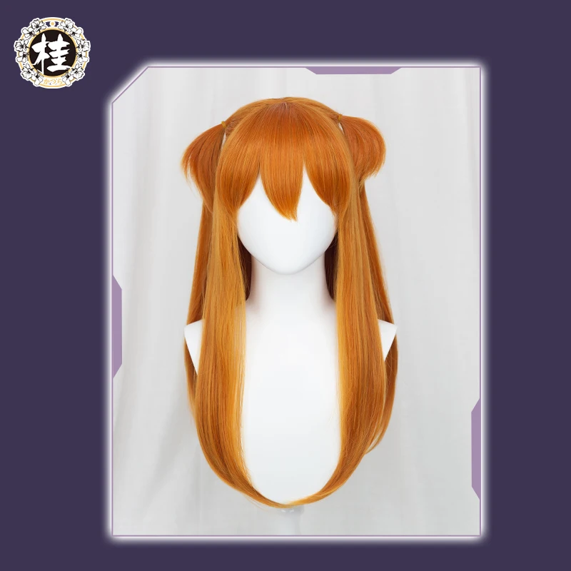 

UWOWO Asukaa Cosplay Wig Langleye Cosplay Wig 3rd Game Cosplay 60cm Long Hair Heat Resistant