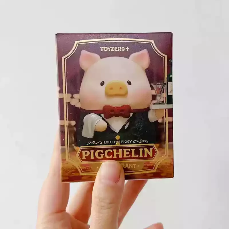 

Lulu Pig Five Star Restaurant Series Blind Box Handmade Ornament Trendy Play Collectible Authentic Canned Food Birthday Gift