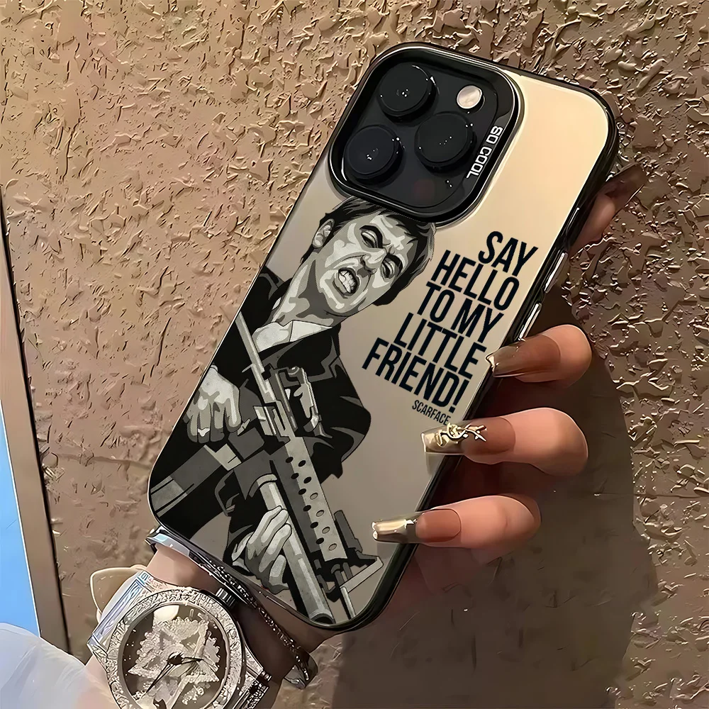 Fashion Hot S-Scarface Phone Case For iPhone 17 16e 16 15 14 13 12 11 Pro Max X XR XSMAX 8 7 Air Plus Anti Fall Matte Cover view 3