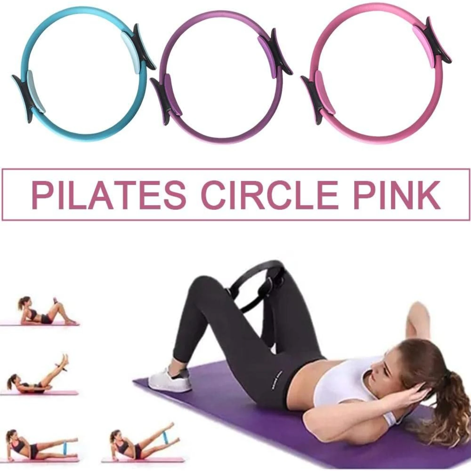 

High-Performance Professional Grade Pilates Yoga Ring for Superior Fitness Results - Elevate Your Workout with Elite Top-Notch P