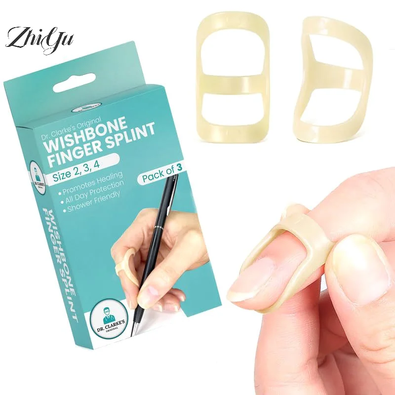 

5PCS Finger Splint Fixed Ring Protector Broken Finger Joint Stabilizer Straightening Arthritis Knuckle Immobilization