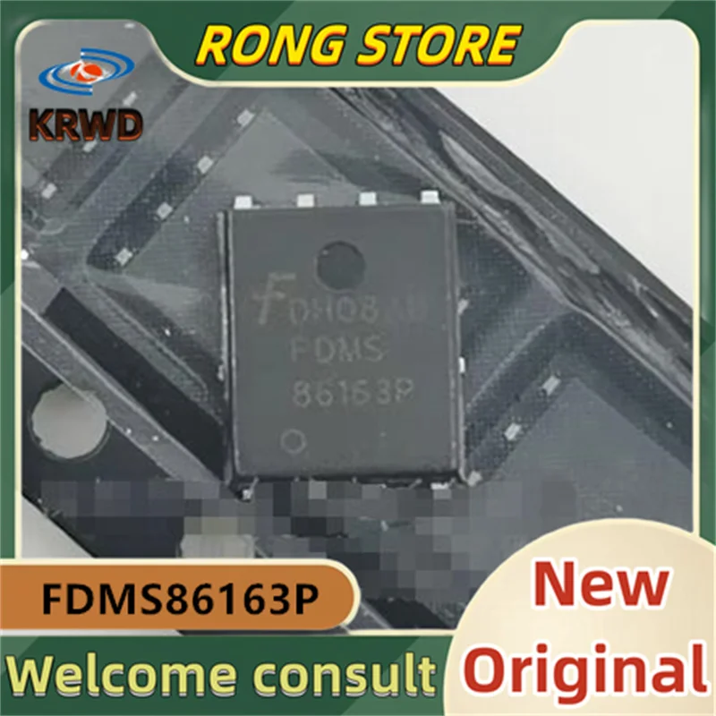 10PCS New Original  FDMS86163P 50A100V  TDFN8