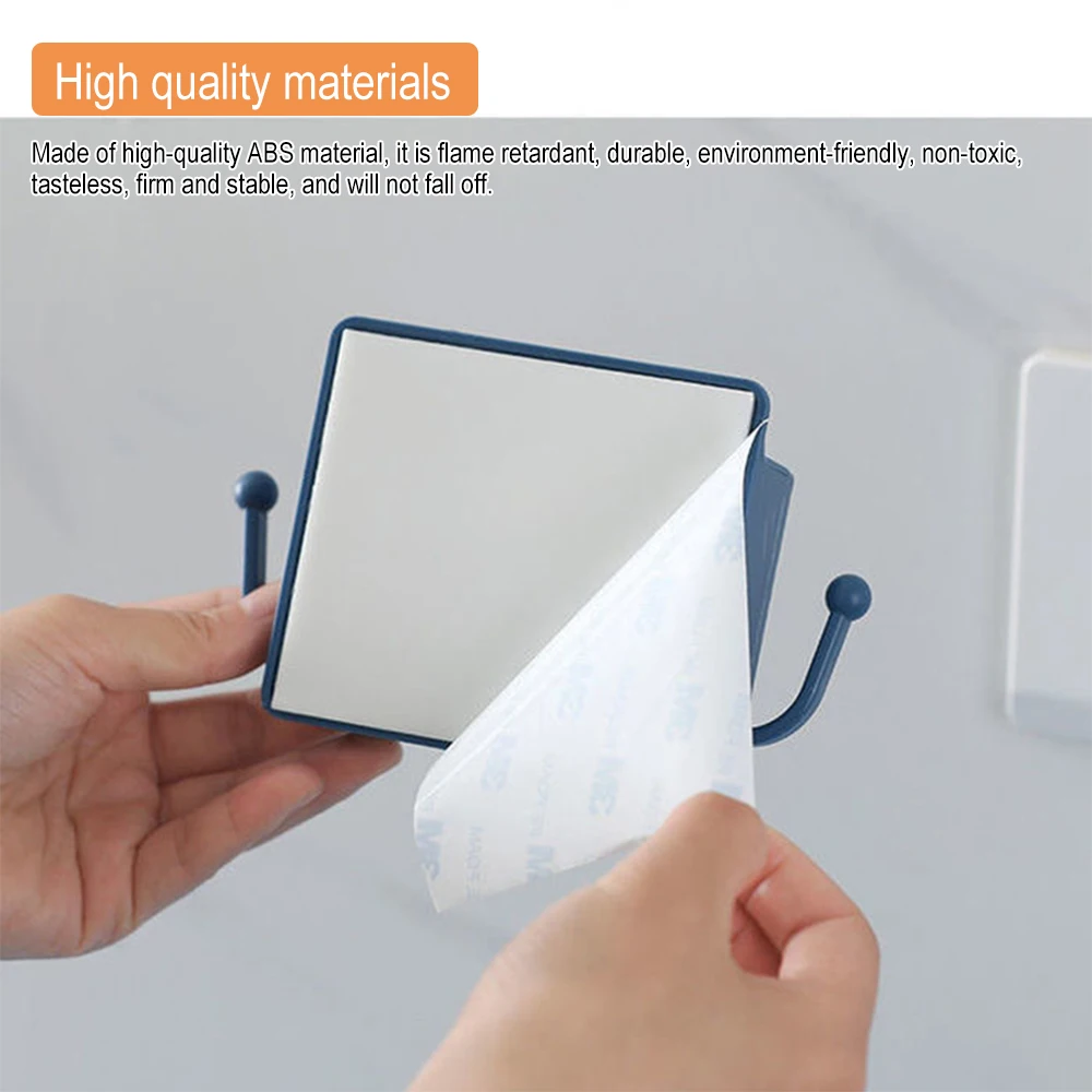 New Mobile Phone Holder Wall Mounted Organizer Storage Box Wall Charger Hook Cable Charging Dock Multifunction Holder Home Stand