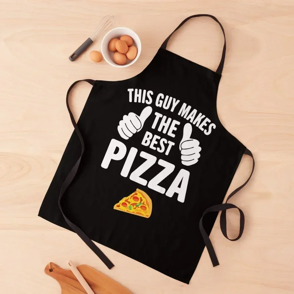 

This Guy Makes The Best Pizza Pizza Party Apron Waiter Uniforms kitchen girl Kitchen accessories Apron