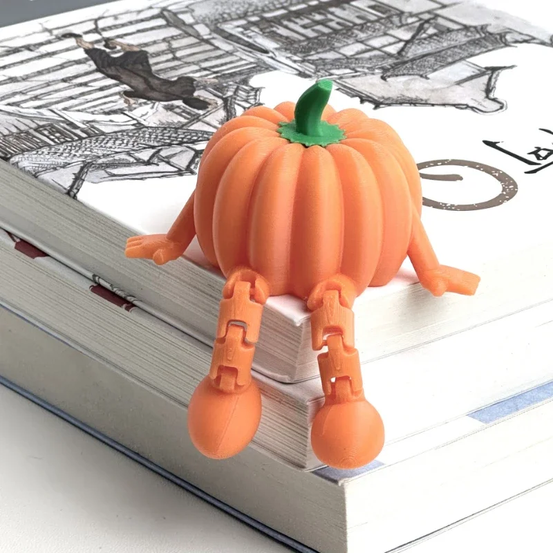 Halloween 3D-Printed Pumpkin & Ghost Figurine – detail image 1