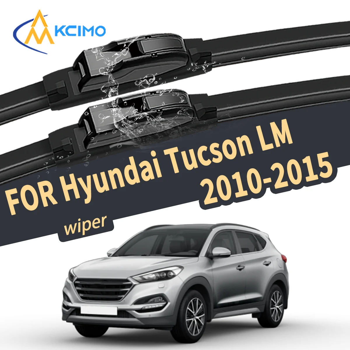 

Silent Wiper Blade For Hyundai Tucson LM 2010-2015 Natural Rubber Windshield Wiper Auto Replacement Parts High Quality Car