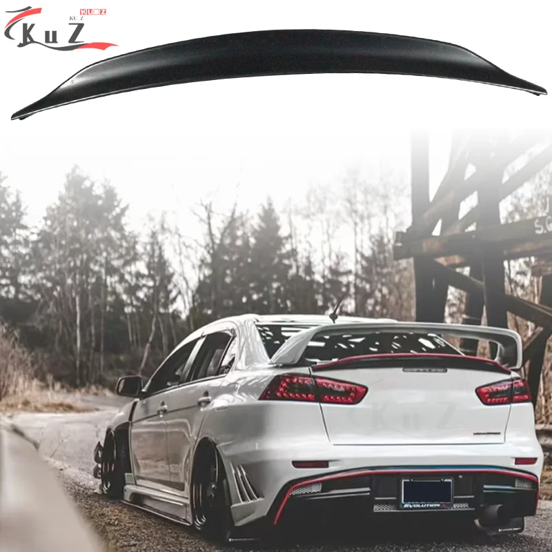 Per Mitsubishi Lancer EX Evo 2008-2015 ABS Primer colore posteriore tronco Spoiler ala accessori auto Spoiler