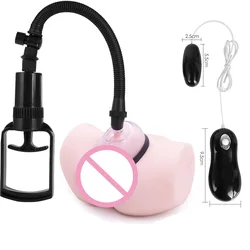 Pussy Pump for Vagina Clitoris Sucker for Women Vibrating Clit Vibrator Remote Nipple Enlarge Vacuum Pump Cover women Sex Toys