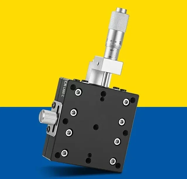 X-axis displacement platform manual fine-tuning translation stage moving optical cross slide LX40/60/80/125