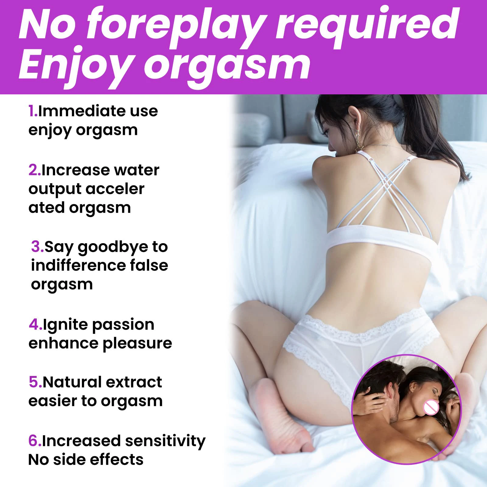 Orgasm Stimulant Increases Female Libido Gel Vaginal Tightening Contraction Sex Lubricant for Women Moisturizing Aphrodisiac