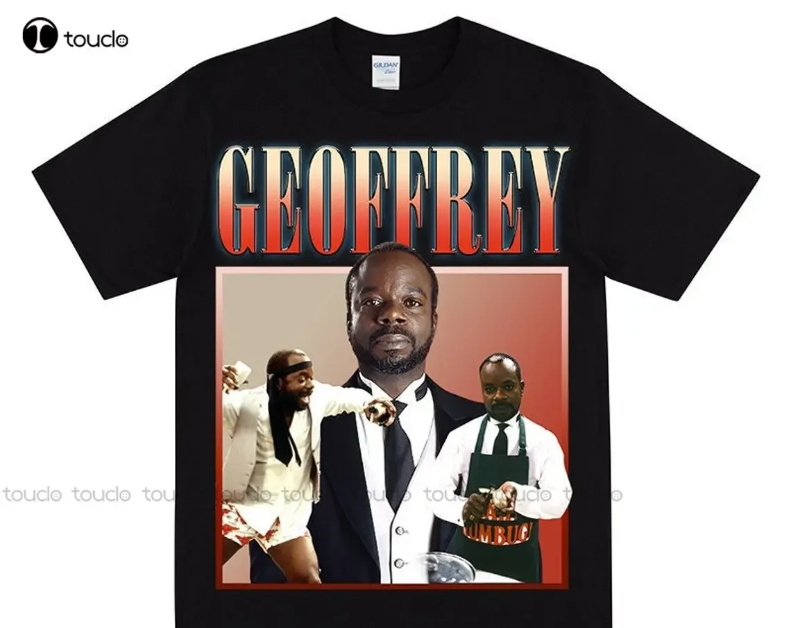 Geoffrey T-Shirt Geoffrey The Butler Phil & Vivian Banks Funny Printed Top Gift For 80S Babies Pop Culture T Shirts