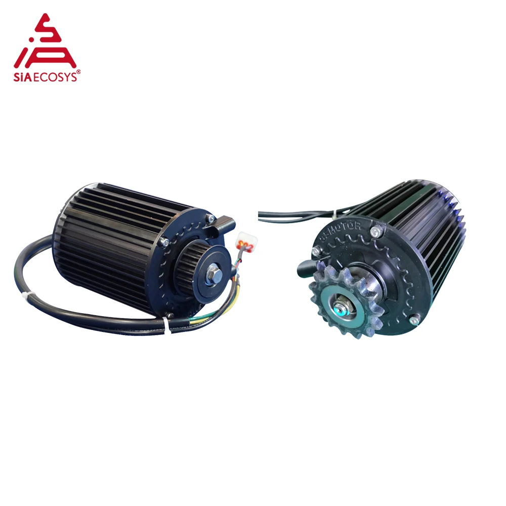 QSMOTOR QS90 1000W 72V 55KPH 428 Sprocket Mid Drive Motor Kits With EM50SP Controller For Electric Scooter 3