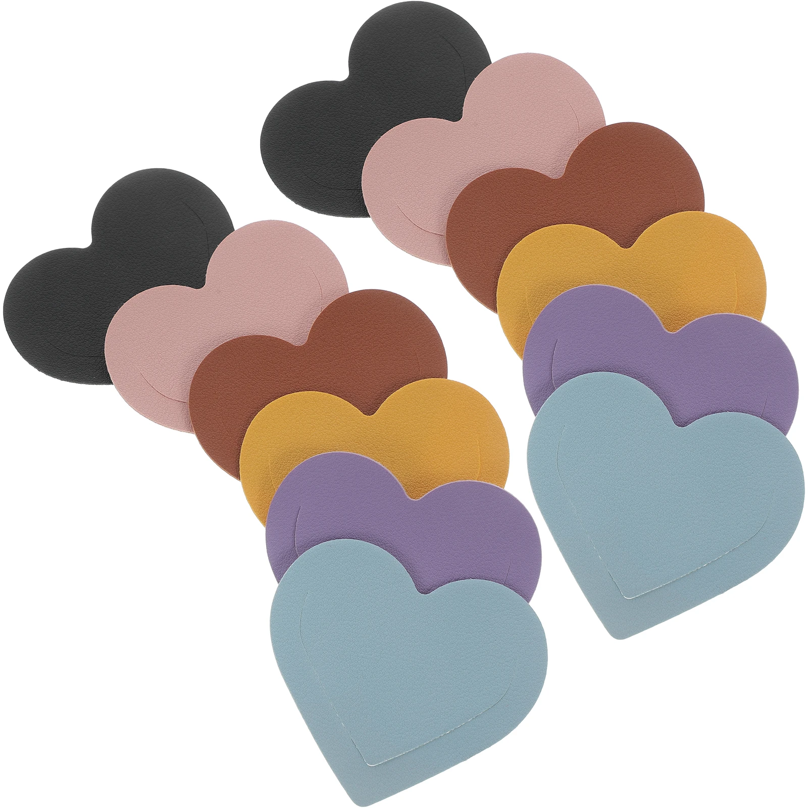 

12 Pcs Heart Shaped PU Bookmarks Cute Accessories Women Gifts Kids Reading Tassel Ribbon Bookmark Clip Corner Marker