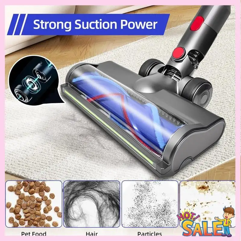 

A88X Quick Release Cleaner Head For Dyson V7 V8 V10 V11 V15 Vacuum Attachments With LED Headlights For Hardwood Floor Carpets