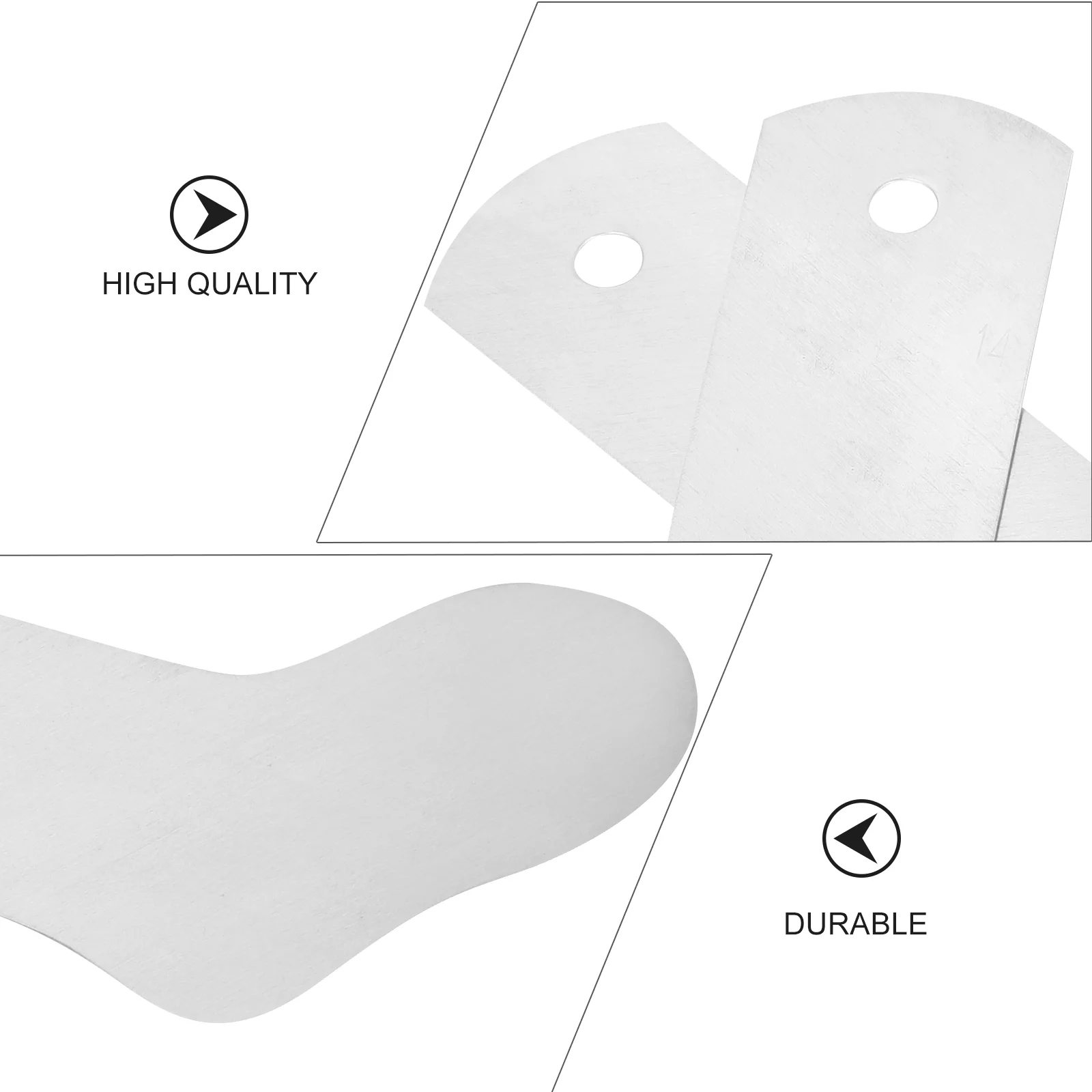 2 Pcs Metal Sock Shaping Board Baby Jigs for Dye Sublimation Aluminum