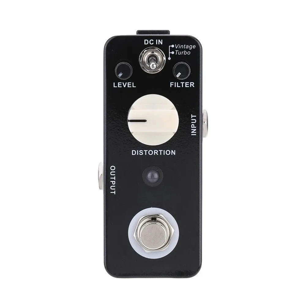 Mini Distortion Pedal Electric Guitar Effect Pedal True Bypass Vintage Turbo Modes