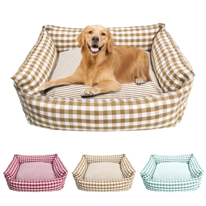 

Bed For Dog Cats Puppy House Kennel For Indoor Dogs Small Medium Cat Pet Sofa Sleeping Bed Furniture Pet Supplies Accessories