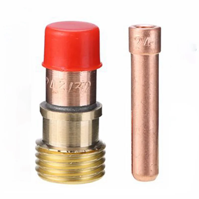 23 шт. TIG Stubby Gas Lens TIG Collet 12Pyrex Cup TIG Gas Lens Комплект насадок из глинозема для DB WP17/18/26 TIG Welding Простая установка